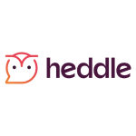 Heddle logo featuring an outline of an owl and the company name